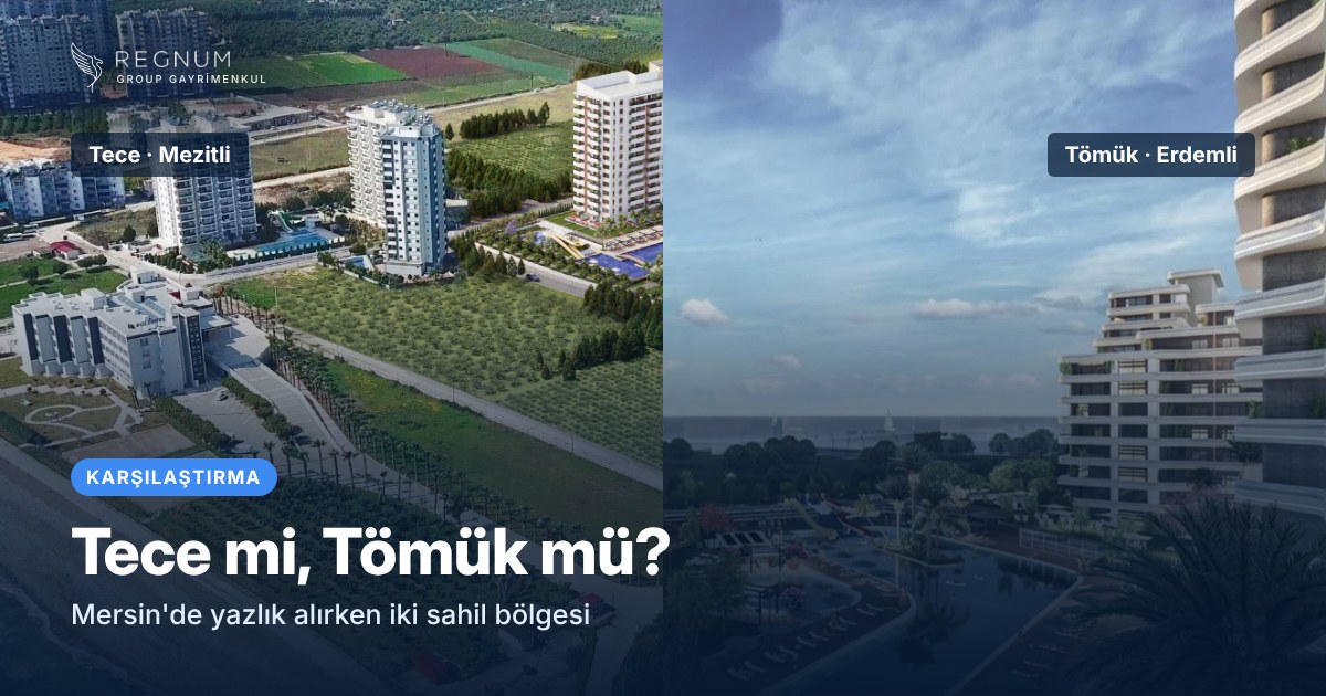 Tece mi Tömük mü? Mersin’de Yazlık Alırken Hangisi?