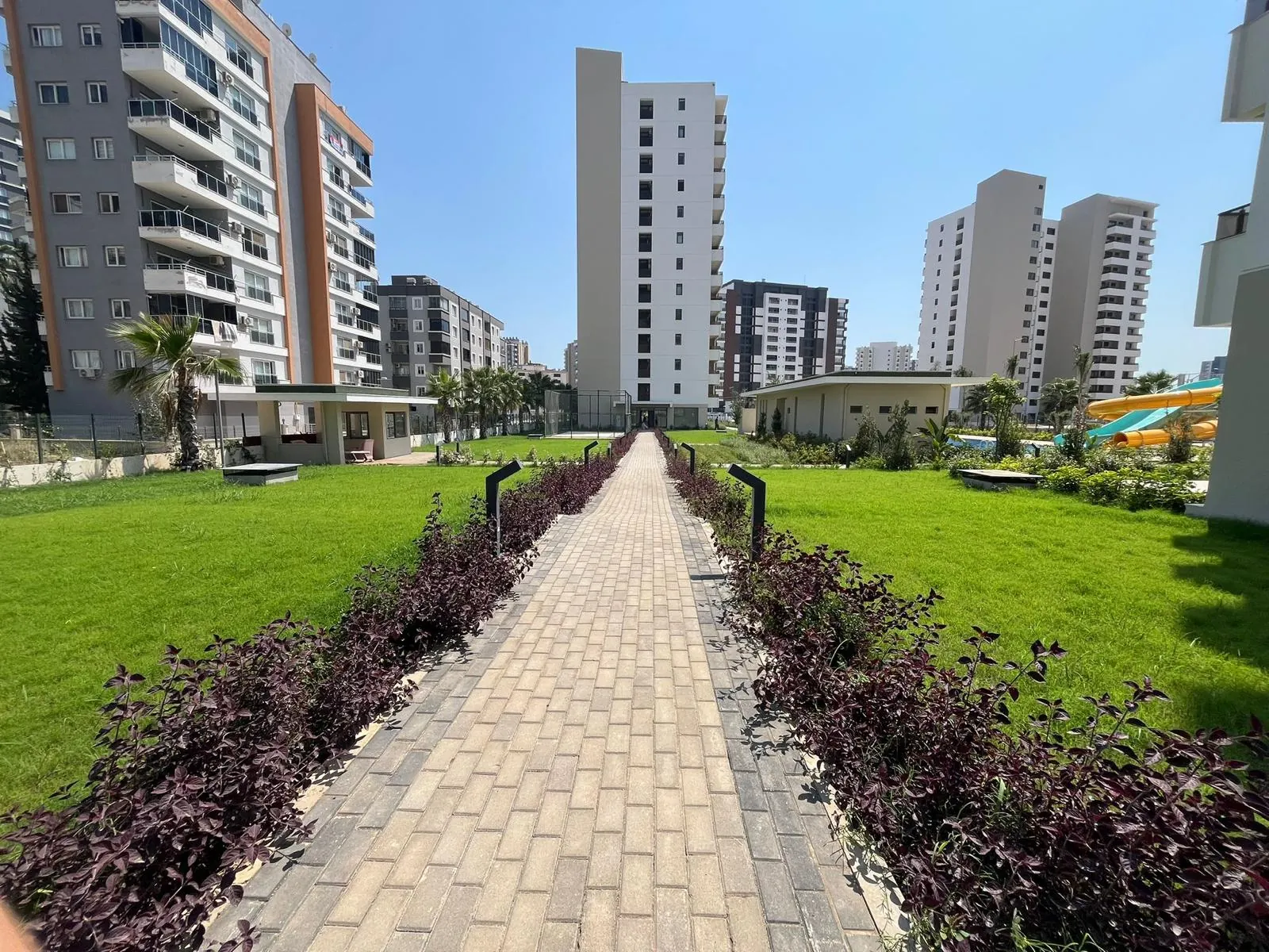 MB Nature Resort blokları, aquaparkı ve peyzaj alanları