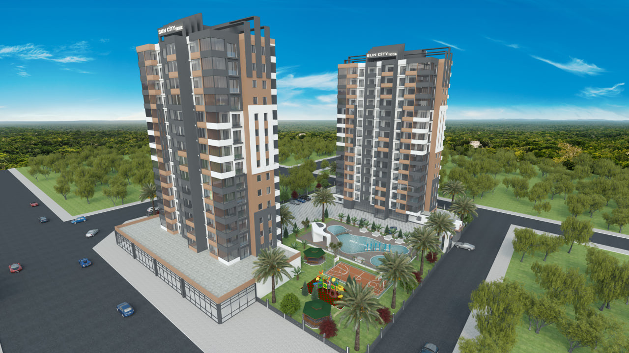 SUN CİTY 2 / 1+1 / Mersin, Tece  proje görseli