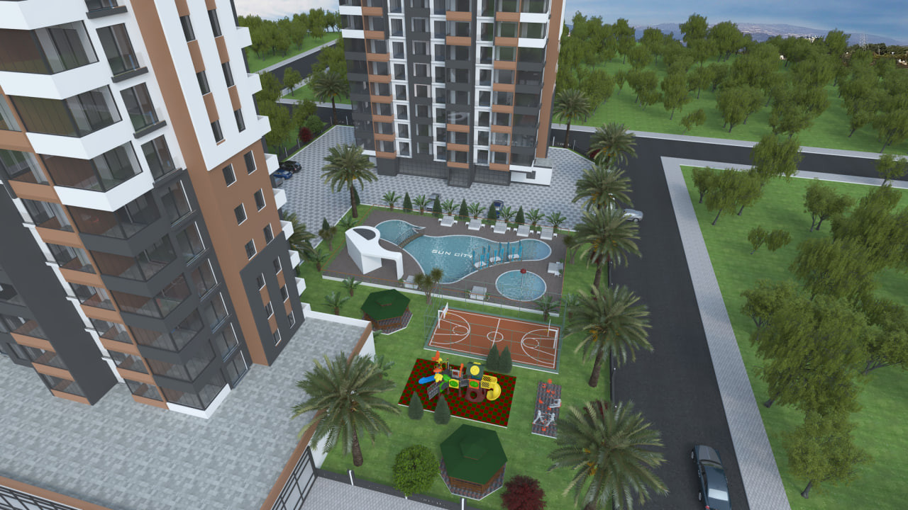 SUN CİTY 2 / 1+1 / Mersin, Tece  proje görseli
