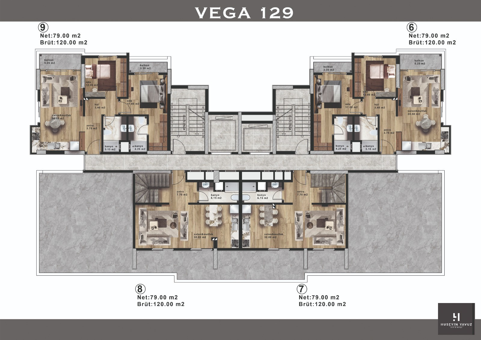 Vega 129 / 2+1 / Mezitli  proje görseli