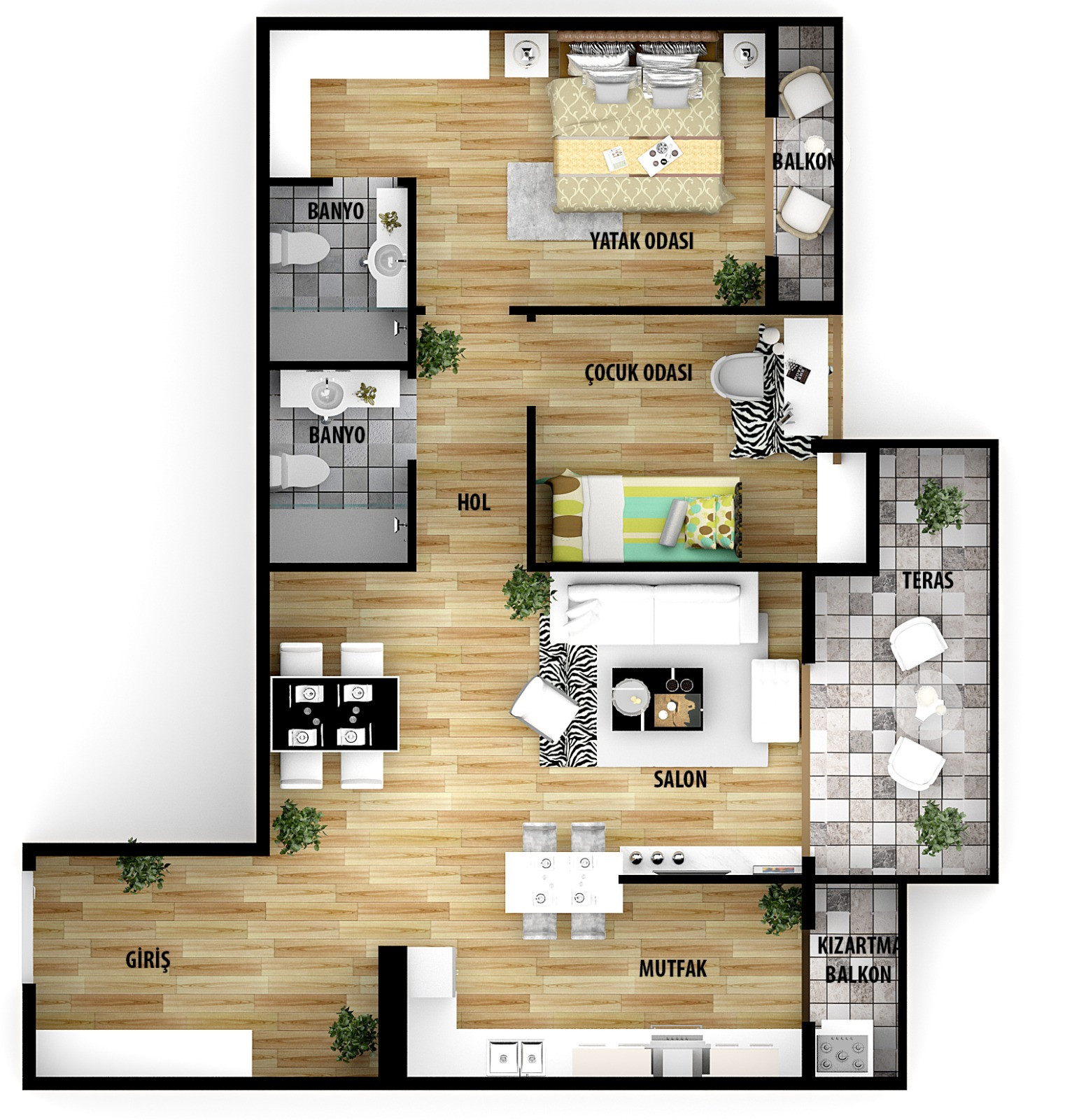 Tarsus Baraj Konutları / 3+1 / Tarsus  proje görseli