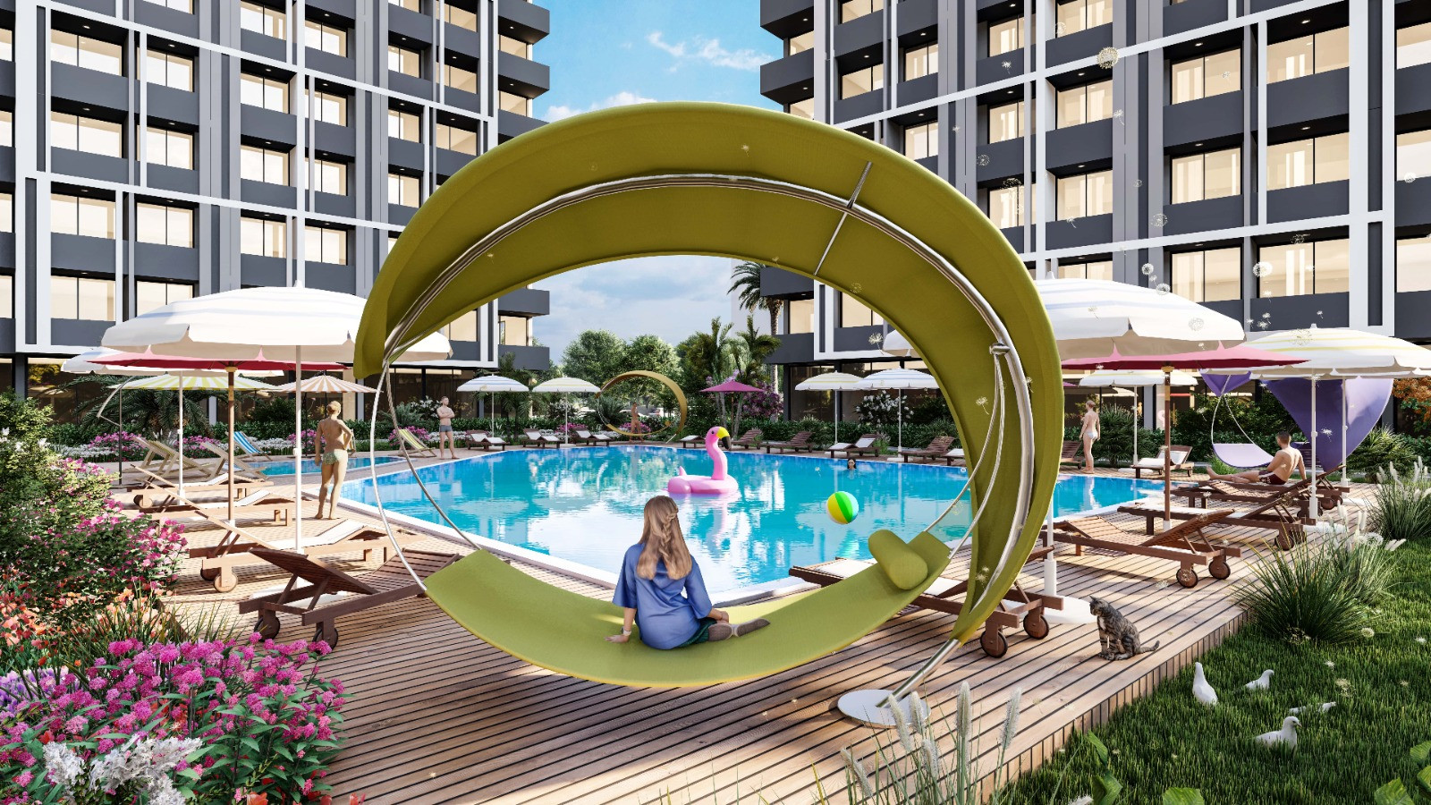 İlkem Eagle Terrace / 1+1 / Erdemli, Arpaçbahşiş  proje görseli