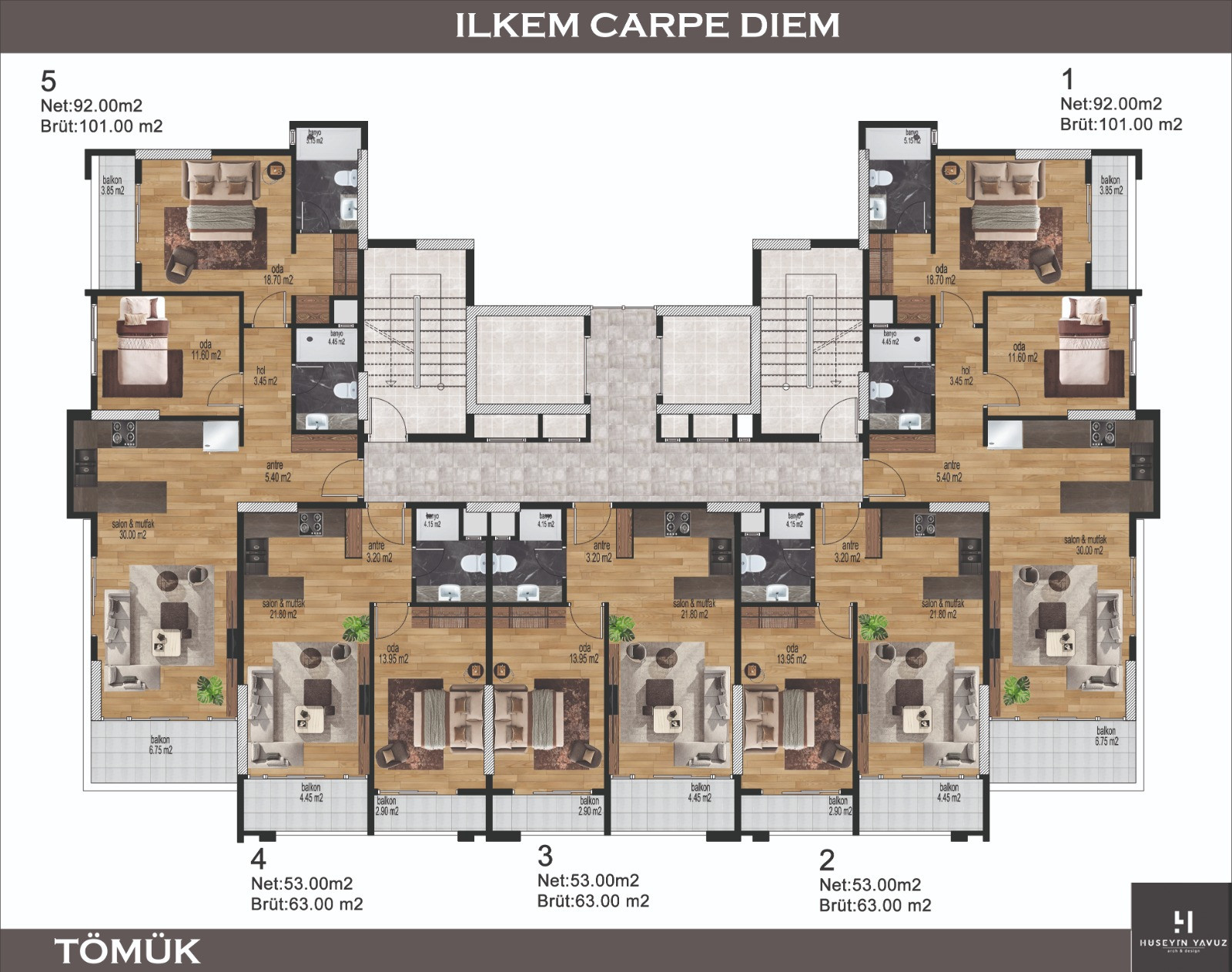 İlkem Eagle Terrace / 1+1 / Erdemli, Arpaçbahşiş  proje görseli