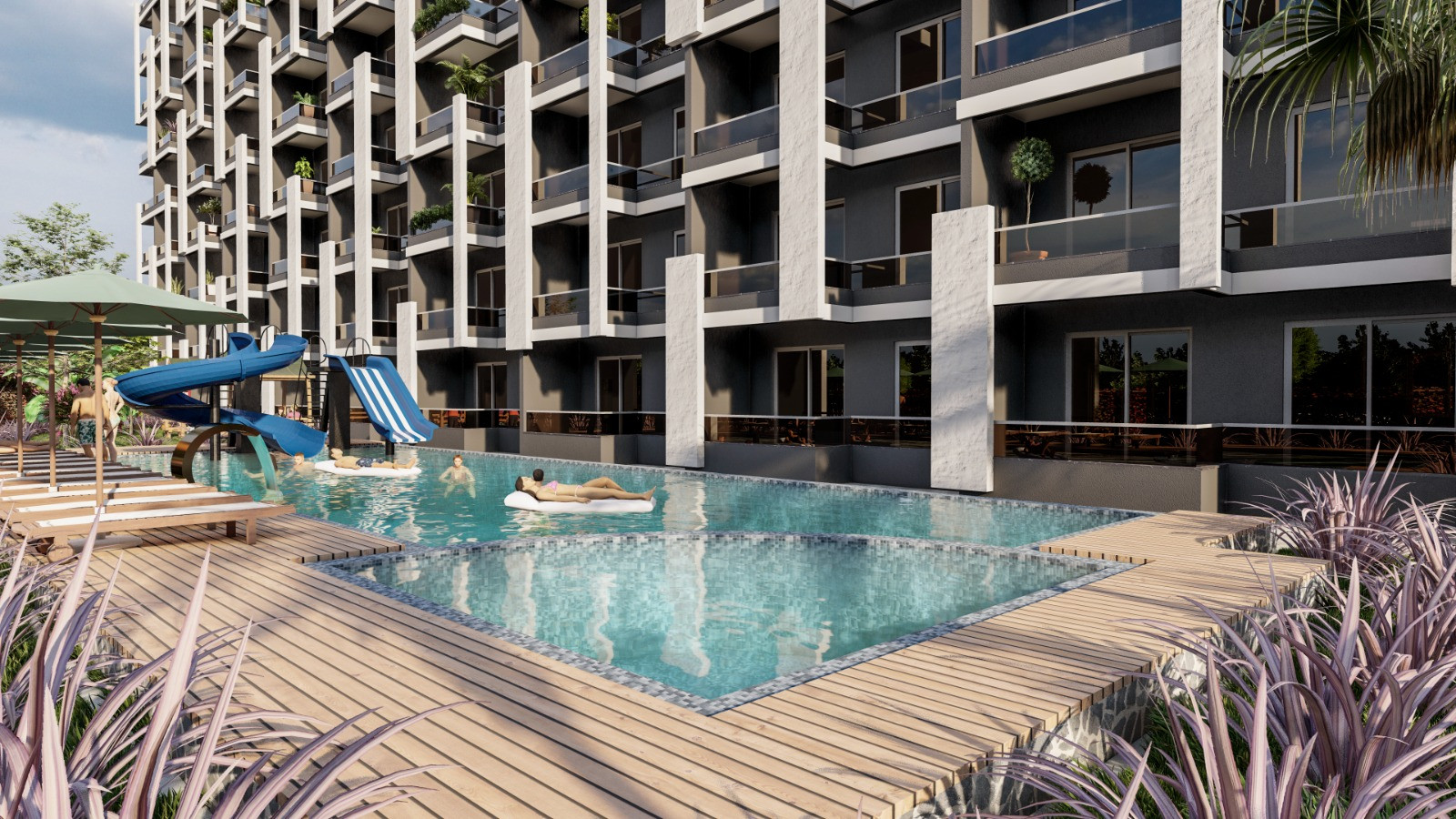 Sun Maria Beach / 1+0 / Erdemli  proje görseli