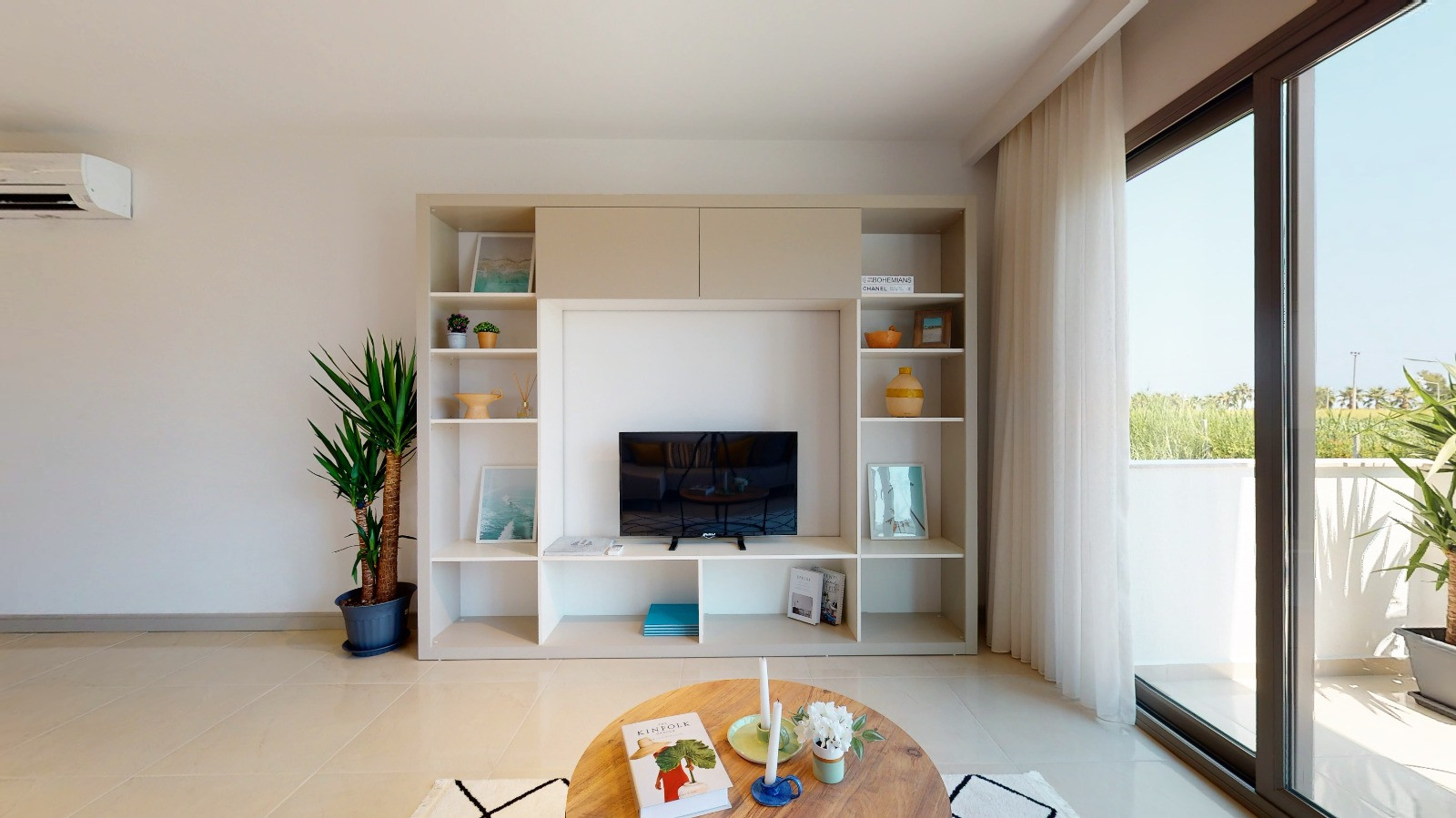 MB Azure Resort 2+1 Bahçe Katı – salon oturma alanı