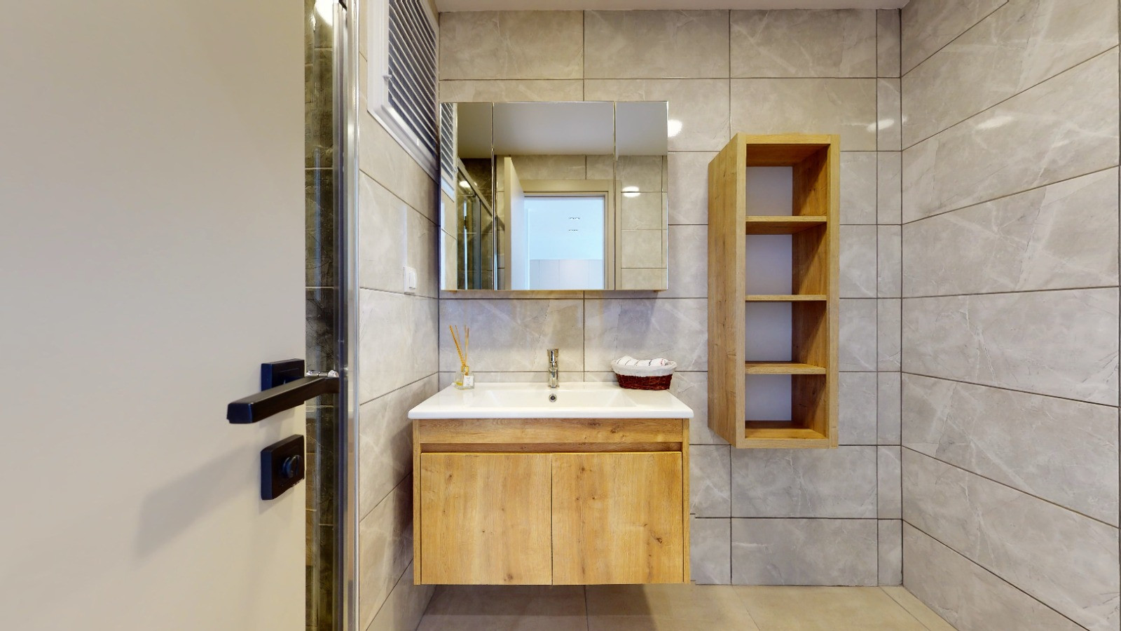 MB Nature Resort 1+1 – banyo ve lavabo