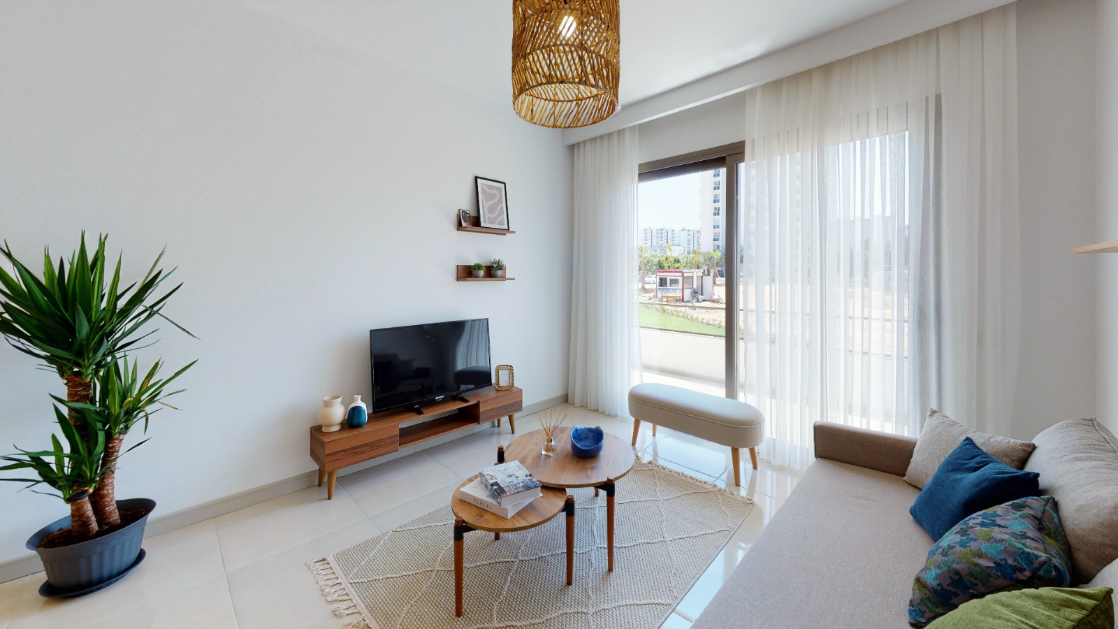 MB Nature Resort 1+1 – gün ışığı alan salon