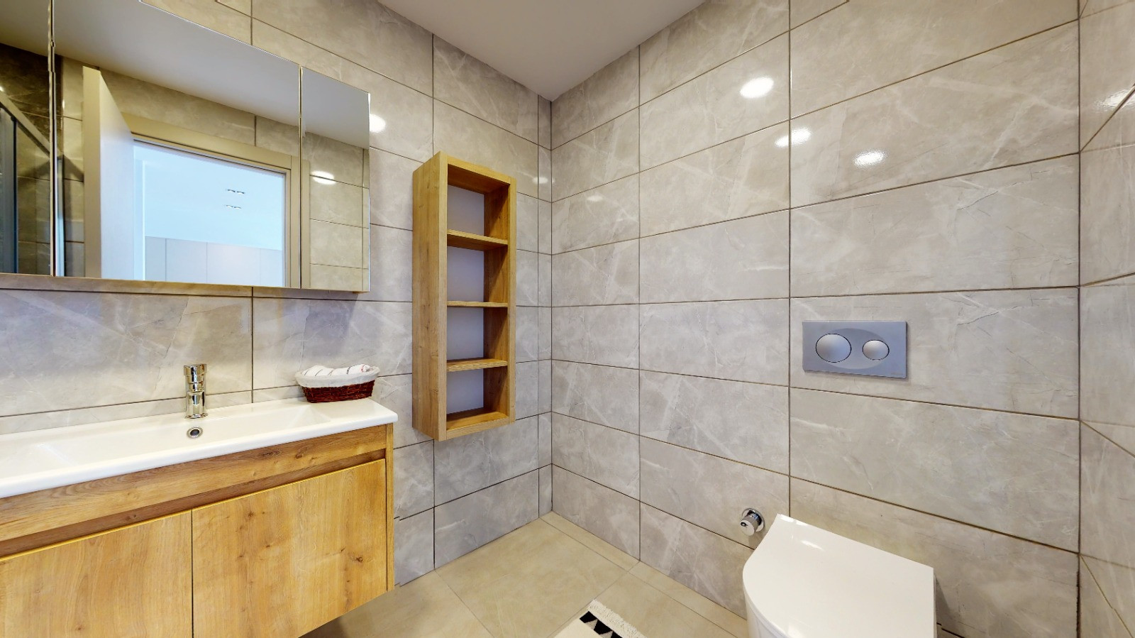 MB Nature Resort 1+1 – banyo iç mekânı