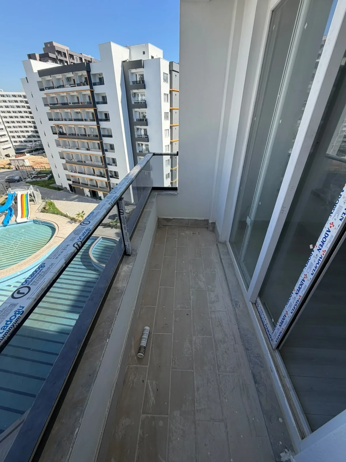 MNZ Mersina Lüx 2+1 TİP-2 (açık mutfak) daire balkon